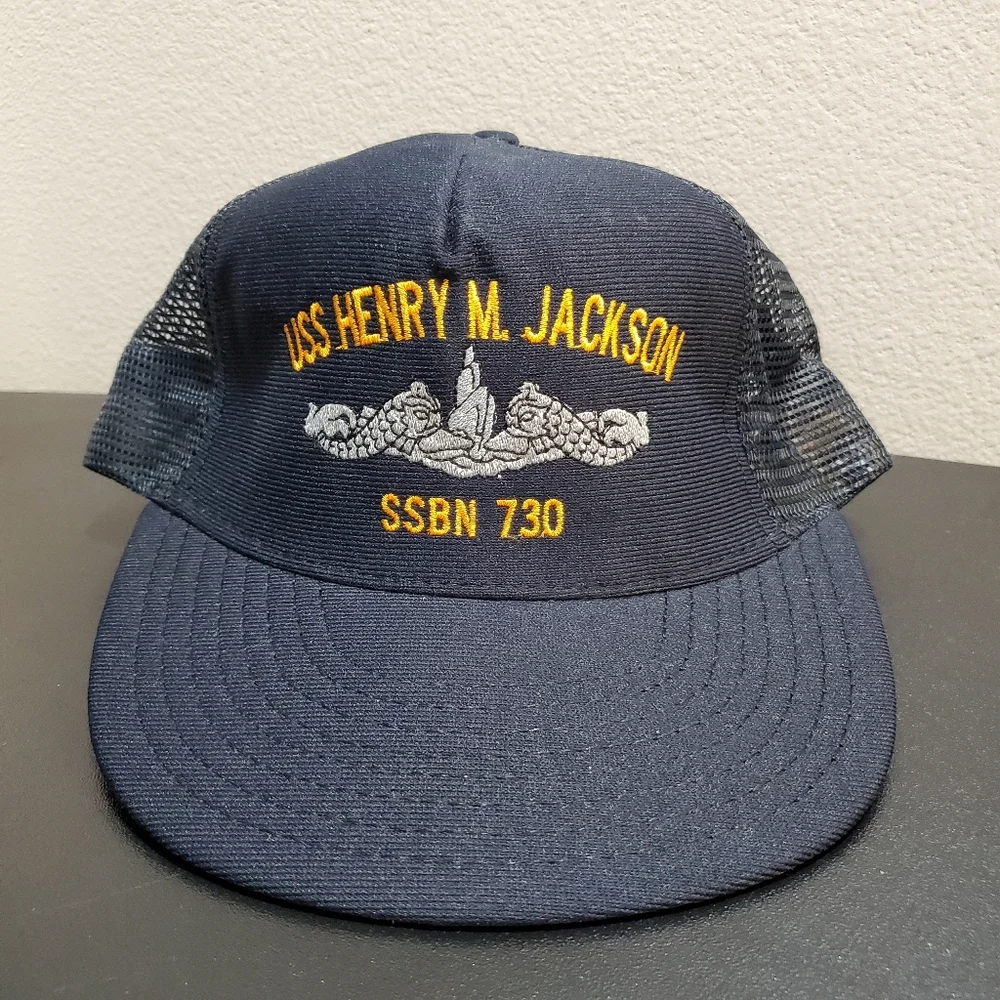 Vintage USS Henry M.‎ Jackson SSBN 730 US Navy Hat